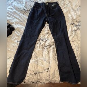 Abercrombie & Fitch Indigo High-Rise Bootcut Jeans